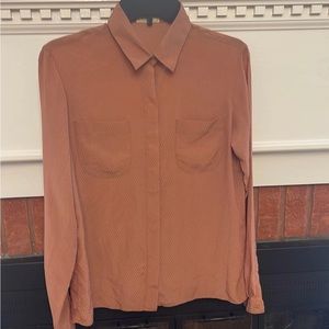 Vintage 80s silk blouse made in italy by Calbros pure silk vintage sz medium